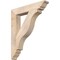 Ekena Millwork Funston Traditional Smooth Bracket, Douglas Fir, 3 1/2"W x 22"D x 26"H BKT04X22X26FST01SDF - alternate 1